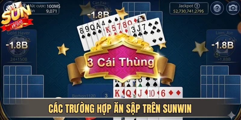 Khám Phá Cách Chơi Mậu Binh Cơ Bản Cùng Cao Thủ SUNWIN 3 Sunwin Các trường hợp ăn sập trên SUNWIN